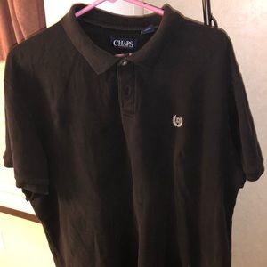 Black Chaps Short-sleeved Shirt-size XXL